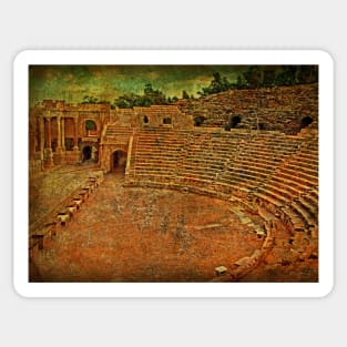 Roman Theather. Beit She'an, Israel. Sticker